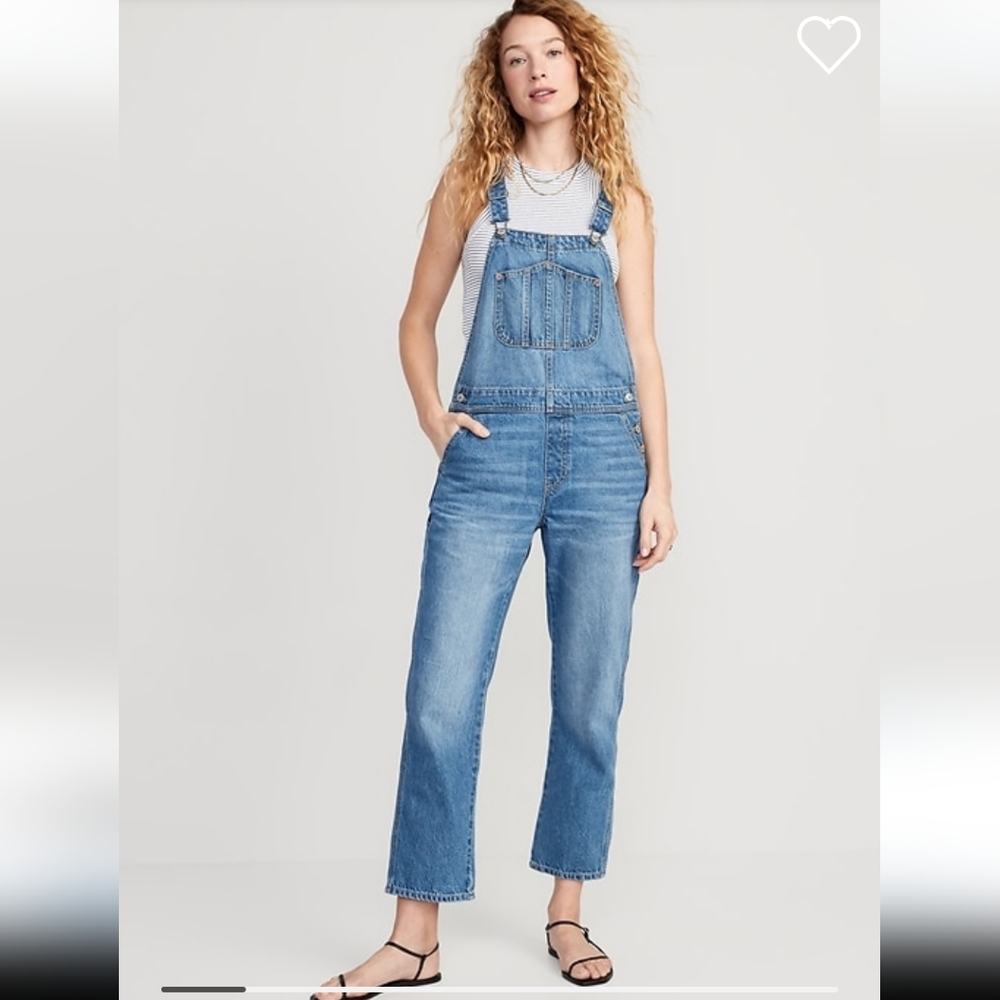 Old navy Slouchy Straight overalls
